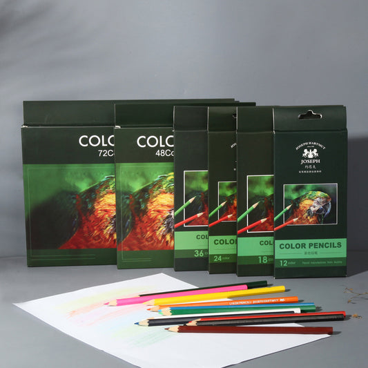 Student Prize Stationery Wholesale 36/48/72 Color Pencil Environmental Protection Oily Color Lead Painting Brush