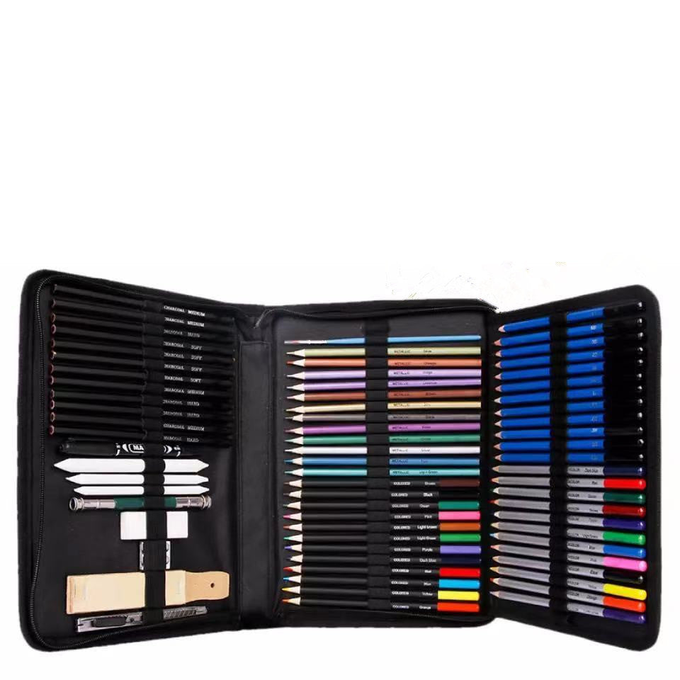 71pcs Colored Pencil Painting Set New Product Sketch Colored Pencil Drawing Toolkit  New Product 72pcs