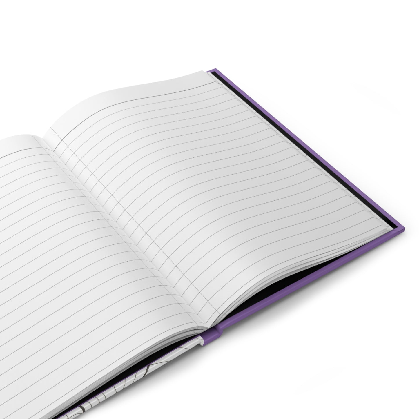 Hardcover Journal — The Quiet Paper Co. Purple Hand-Drawn 'Journal' Notebook