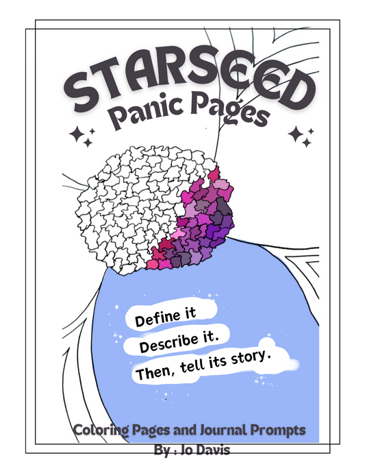 Signed Starseed Panic Pages Coloring Book Softcover
